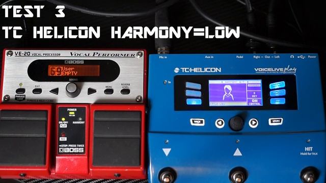 TC Helicon vs BOSS VE-20 Harmony Comparison смотреть онлайн