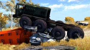 BeamNG.Drive Mod : BLK MAZ-535 Truck (Crash test)