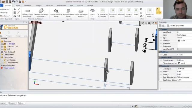 Graitec OMD ( Advance Design) import AutoCAD to Advance sequel смотреть онлайн