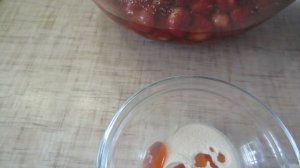 Густое клубничное варенье с агар-агаром! Из мелкой клубники!