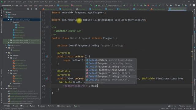 Android Tutorial - Fragment Send & Receive Data Using Parcelable Interface смотреть онлайн