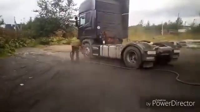 Пескоструй и покраска рамы тягача смотреть онлайн