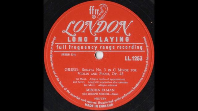 Grieg / Sonata No. 3 In C Minor For Vioin And Piano, Op. 45 (1,2,3 Mov) смотреть онлайн