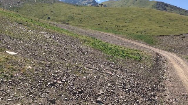 Алматы. Канатка на Чимбулаке. Едем вверх. смотреть онлайн