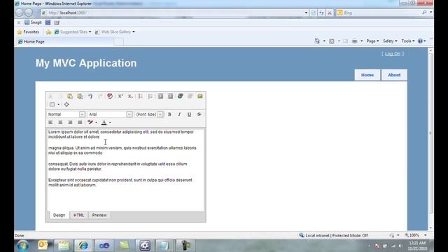 ASP.NET MVC - HTML Editor Extension смотреть онлайн