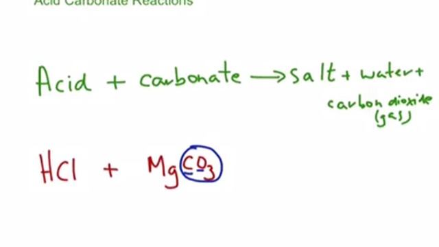 Acid Carbonate Reactions смотреть онлайн