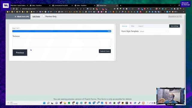 Formulários Conversacionais com o Fluent Forms - Criando e Configurando um Conversational Form смотреть онлайн