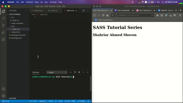 SASS Bangla Tutorial | Part 2 - Setup смотреть онлайн