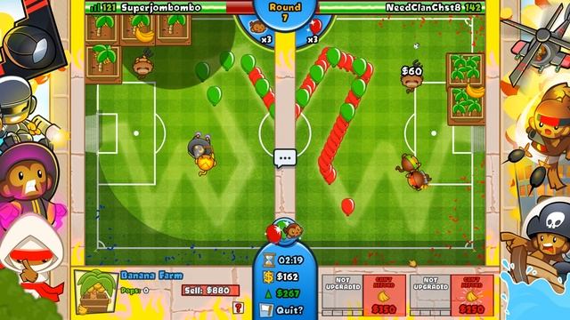 Straight Up Ridiculous Games! Bloons TD Battles смотреть онлайн