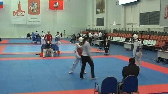 Taekwondo WTF. Первенство Москвы. 16.02.2013 Данилин-Красильников смотреть онлайн