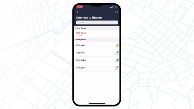 Вход в приложение TrackEnsure ELD на устройстве IOS, когда вам нужно подключиться к другому ELD. смотреть онлайн