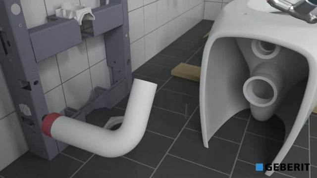 Geberit Monolith и монтаж приставного унитаза. смотреть онлайн