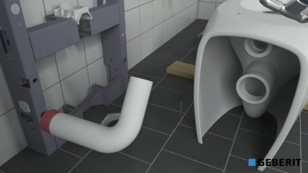 Geberit Monolith и монтаж приставного унитаза.