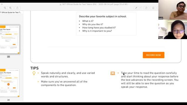 Duolingo Preparation Class (Read and Speak) смотреть онлайн