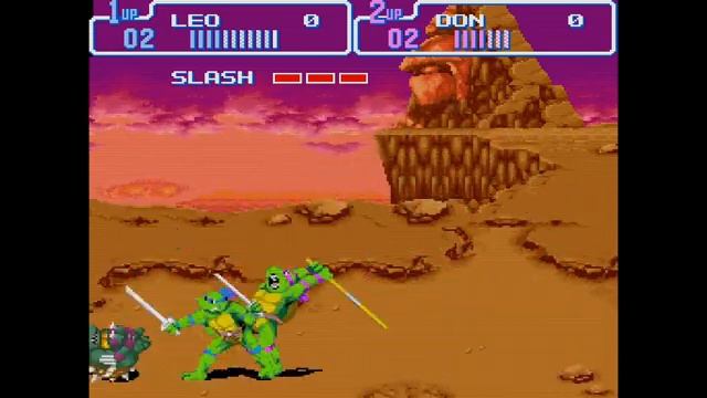 TMNT IV: Turtles In Times 2 Players Full Walkthrough TMNT: The Cowabunga Collection смотреть онлайн
