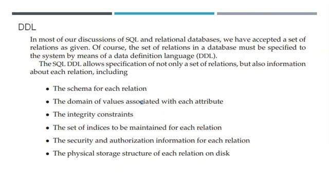 Lecture 28 SQL Data Definition Language смотреть онлайн