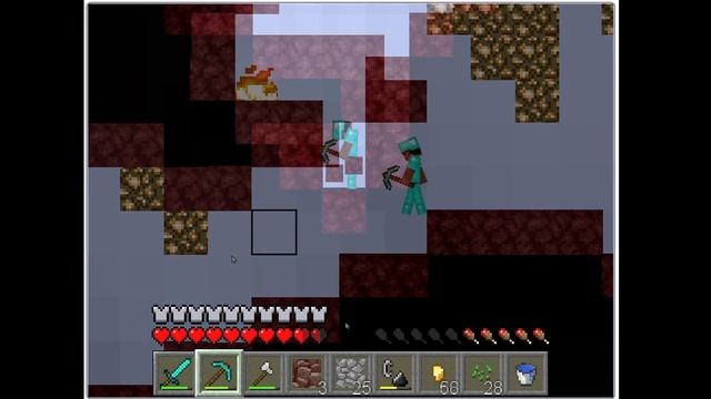 2D Minecraft - Mining NETHERITE!!! [Paper Minecraft #9]