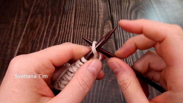 Как связать Очень ПРОСТОЙ ФОНОВЫЙ УЗОР СПИЦАМИ, НЕ КОСИТ. Подробный МК для начинающих № 616 смотреть онлайн