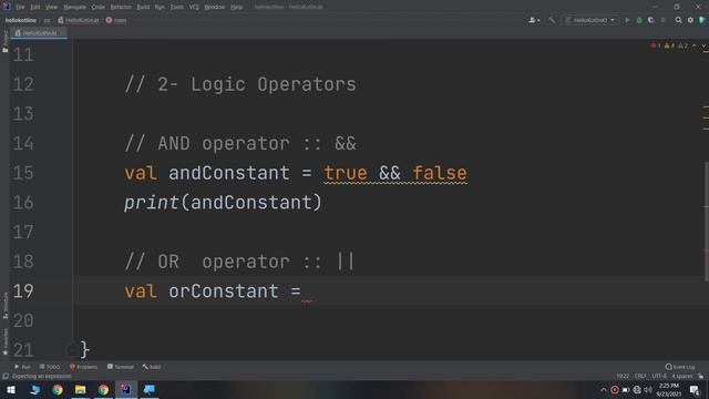 The Complete Kotlin Course #14 - Logical Operators - Kotlin Tutorials for Beginners смотреть онлайн