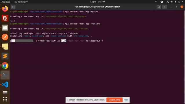 Build a MERN ToDo List App #11 How to Build React App Using Create-React-App смотреть онлайн
