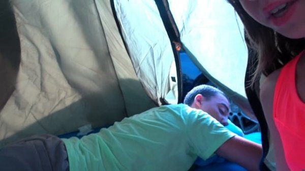 24 часа на РЕЧКЕ Ночь в палатке ВЛОГ My little Nastya