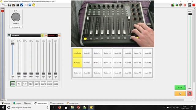 QLC+ with X-Touch Compact смотреть онлайн