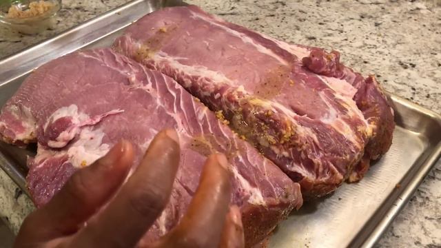 Свининка запеченая на курином бульене. Вот это ход! Респект