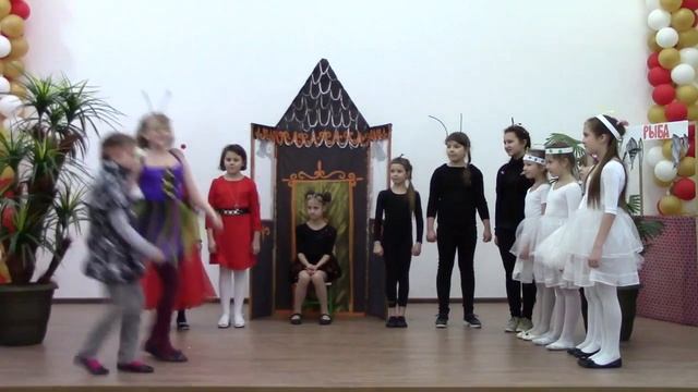 К. Чуковский "Муха-Цокотуха", театральная студия "Алый Парус", ГБОУ № 2122 смотреть онлайн