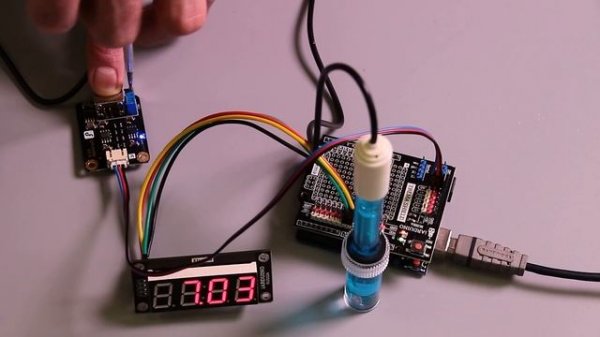 Датчик кислотности жидкости (pH-метр) | Новинка от iarduino.ru
