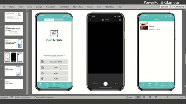 Scan in Powerpoint - Scan and paste directly in Powerpoint (Documents, Images, Videos and Audio) смотреть онлайн