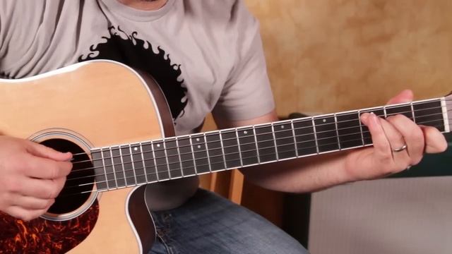 How to Play Johnny Cash on Acoustic Guitar Jackson - Tutorial смотреть онлайн