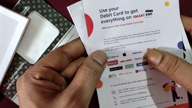 EMI On Debit Card - Kotak Mahindra Smart EMI Debit Card Unboxing ll Debit Card se EMI Purchase смотреть онлайн