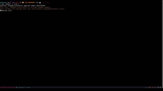 Rebase Opencast pull request to r/12.x смотреть онлайн