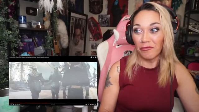 Visions Of Atlantis - Master The Hurricane - Live Streaming With Just Jen Reacts смотреть онлайн