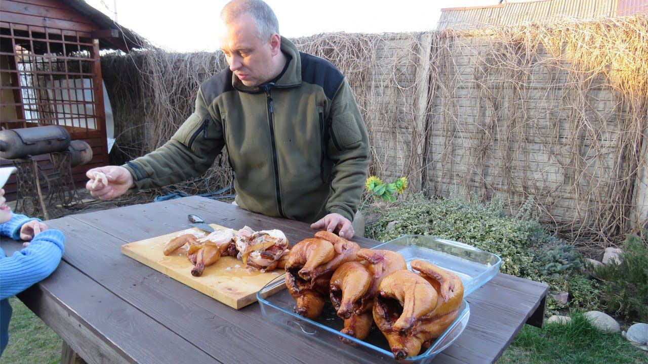 Сочная курица горячего копчения смотреть онлайн