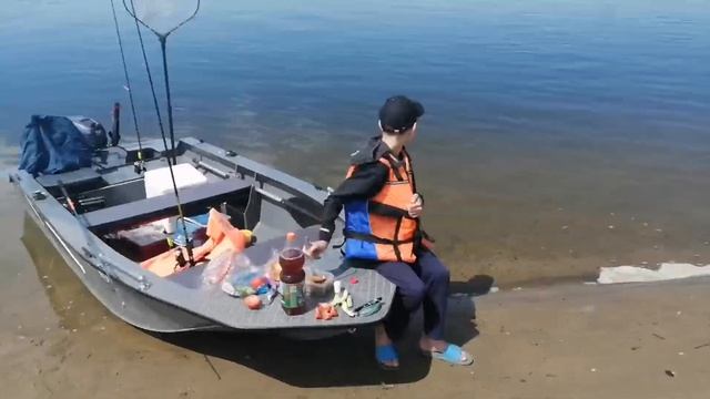 Swimmer, первый спуск, рыбалка с сыном. Покатушки на лодке. смотреть онлайн