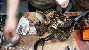 Заменили сами сцепление,попали на бабки.Stihl MS 361.