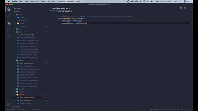 [gRPC #15] Implement GRPC Interceptor + JWT Authentication In Go