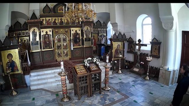 16.06.21 Попразднство Вознесения. Свт.Митрофана,патриарха Константинопольского.Вечернее богослужени смотреть онлайн