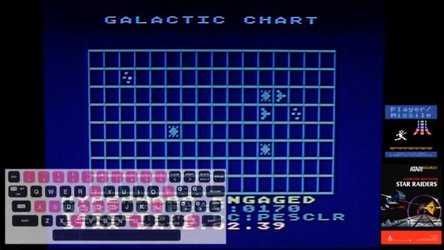 Favorite Atari 8 Bit games of Willie! Star Raiders! смотреть онлайн