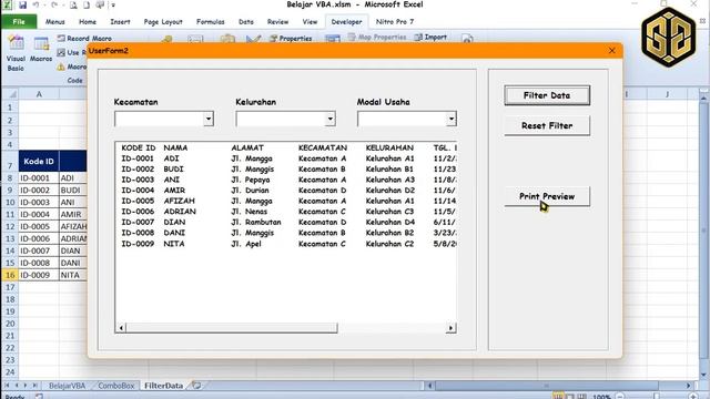 Coding Print Preview dan Save PDF Makro VBA Excel смотреть онлайн