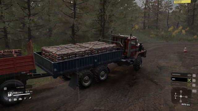 International Paystar F5050 Test Drive with Cargo - SnowRunner смотреть онлайн
