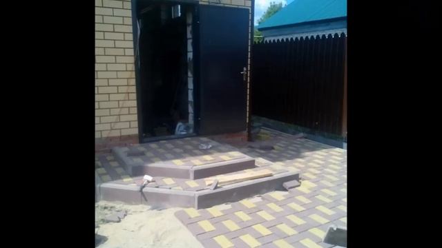 Укладка брусчатки в Саранске