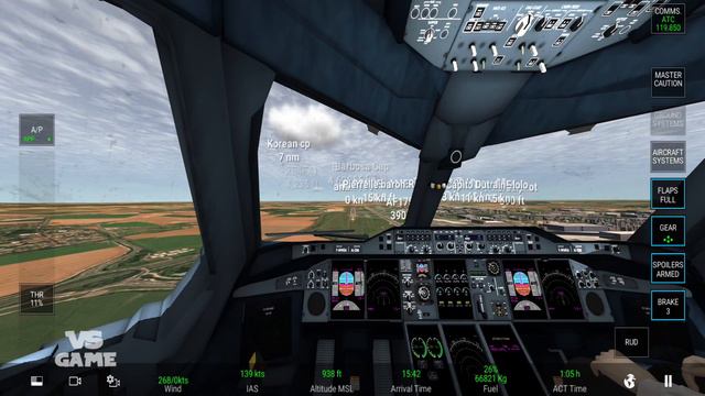 Flight From Frankfurt Airport(EDDF) to Charles de Gaulle Airport(LFPG)#2 - Real Flight Simulator PR смотреть онлайн