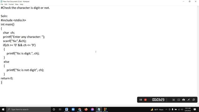 Check The Character is Digit or Not in C Programming II Naveed Tech Tv смотреть онлайн