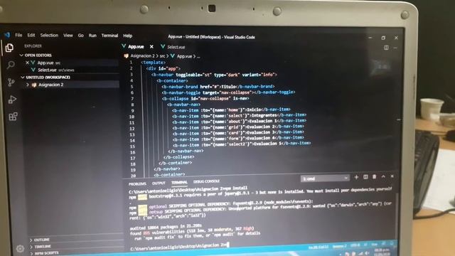 Asignacion 2 | Menu Desplegable con Vue.JS смотреть онлайн