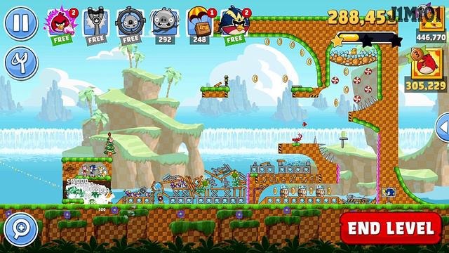 SONIC & ANGRY BIRDS FRIENDS SPECIAL TOURNAMENT LEVEL 9 CAN J1M101 GET ALL THREE STARS #143 смотреть онлайн