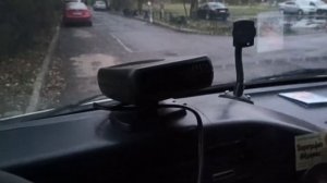 Автомобильный тепловентилятор от прикуривателя.