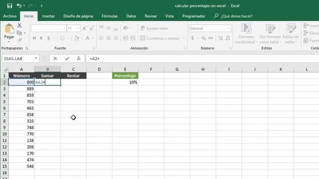 Cómo calcular porcentajes en Excel смотреть онлайн