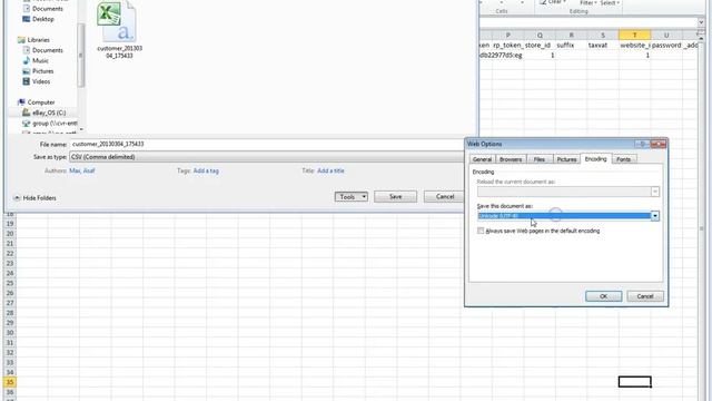 Saving in UTF-8 format with excel смотреть онлайн